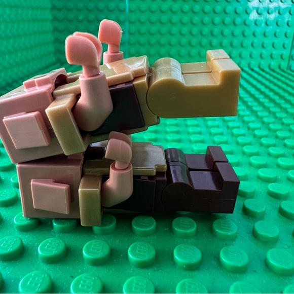 Lego Minecraft Piglin Armor Gold Brown 21168 Minifigure Figure Lot Of 2 - Picture 5 of 9